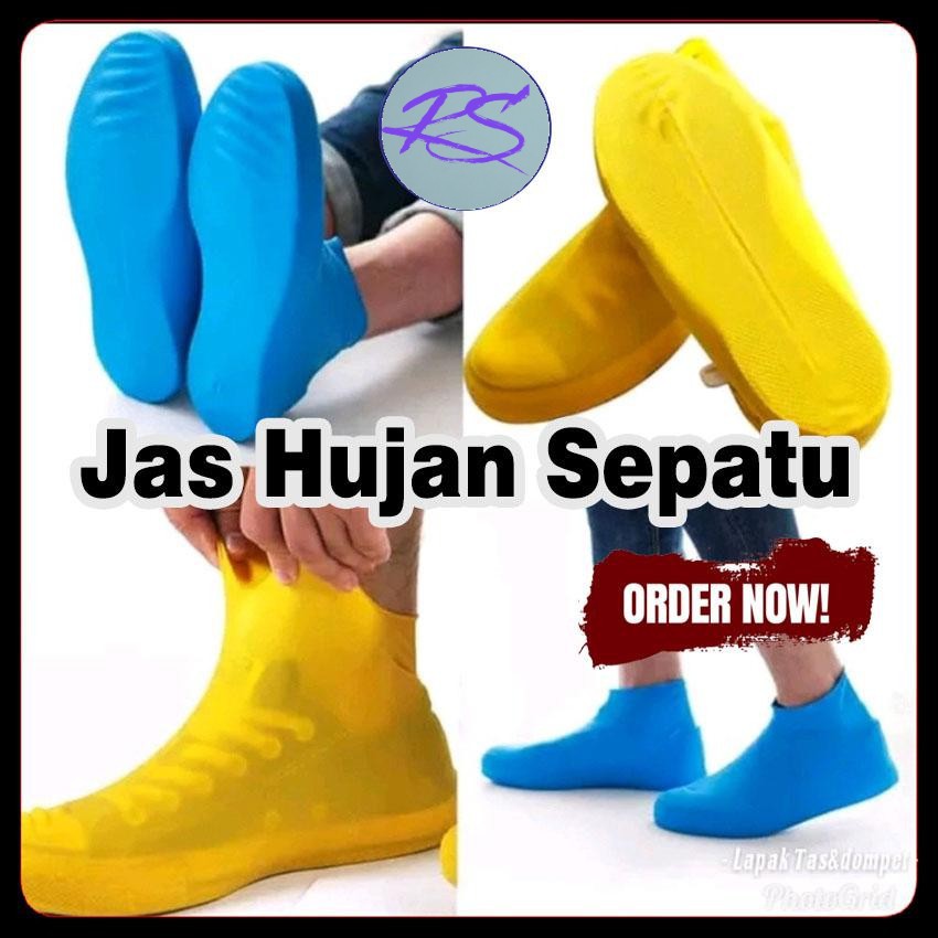 DS - Cover Shoes Karet Latex Elastis / Jas hujan sepatu / karet sepatu shoes anti slip