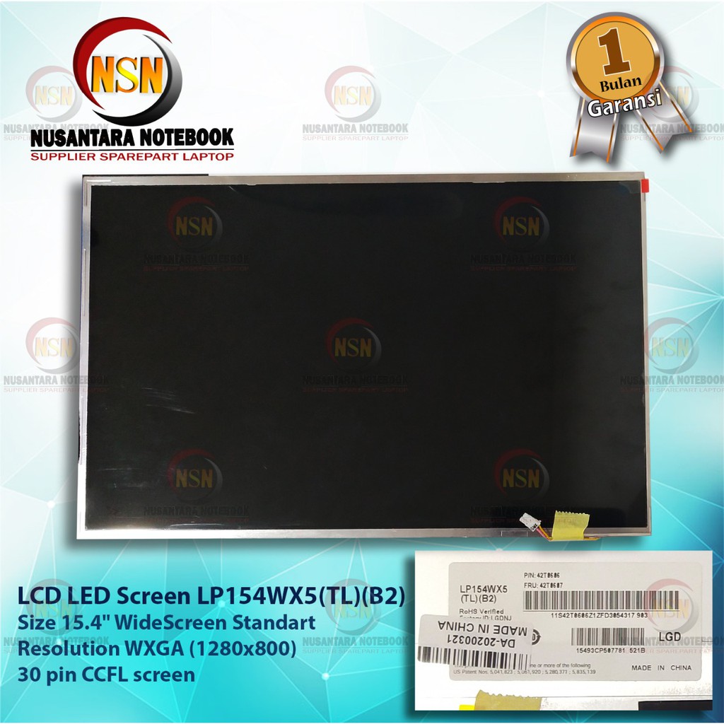 LCD 15.4 Inch For Toshiba Satellite L300