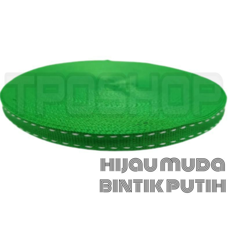 JI-pita bintik/tali pita/pita kado ukuran1cm(permeter)