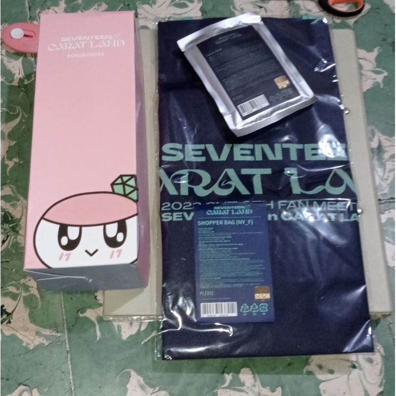 [READY INA] Merch Seventeen Caratland 2022, Lucky Draw Jeonghan, Cold Cup, shoper bag.