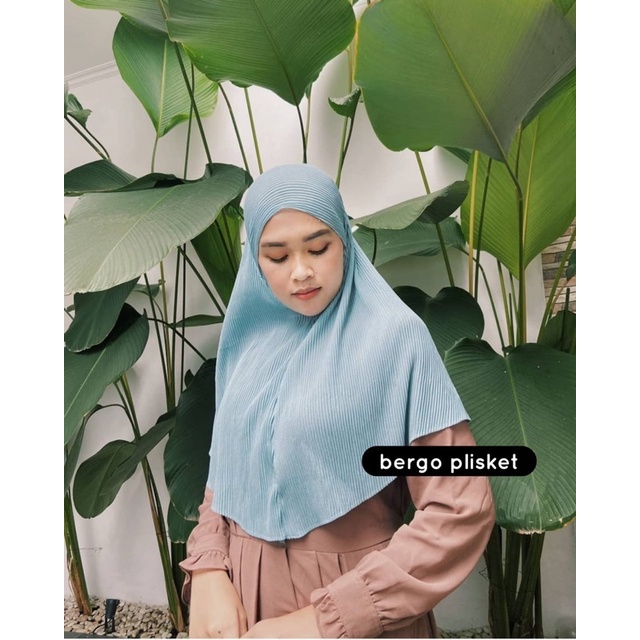 BERGO PLISKET TALI || MARYAM PLISKET CERUTY || HIJAB INSTANT PLISKET