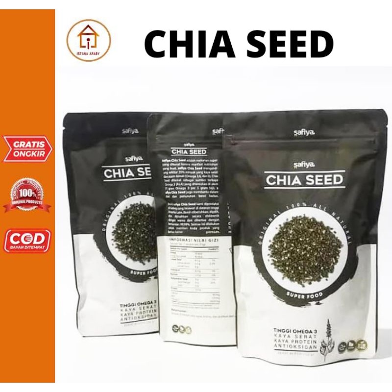 

CHIA SEED 1KG/CHIA SEED ORGANIK/TANAMAN MINT/CEMILAN SEHAT/