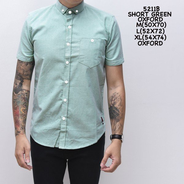 Kemeja Polos Casual Slimfit Pria Lengan pendek Panjang BINTANG EMPEROR