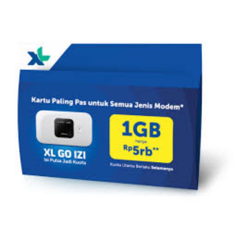 Kartu Perdana XL GO IZI
