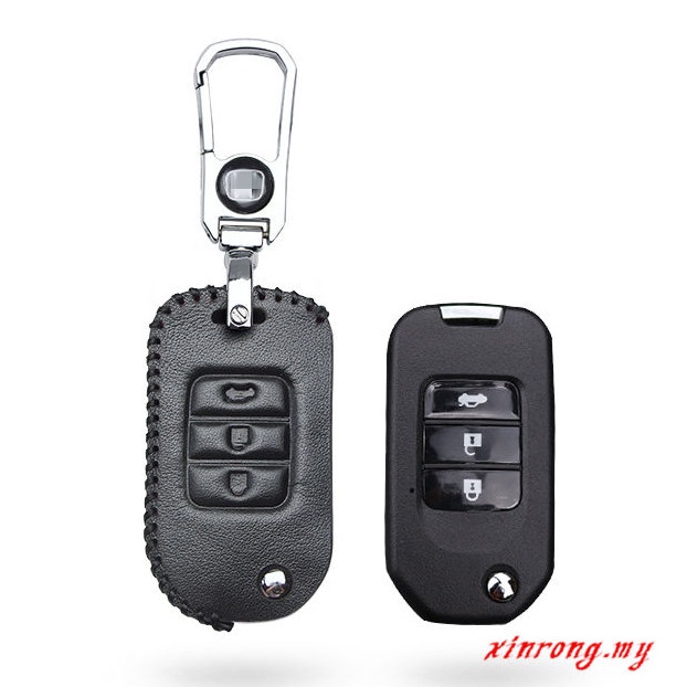 Sarung Remote Control Kunci Mobil Keyless Untuk Honda HRV BRV Jazz CRV 2014-2021