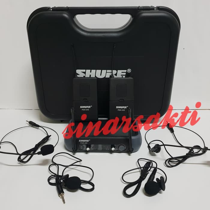 Mic wireless Shure PGX 242 clip on headset