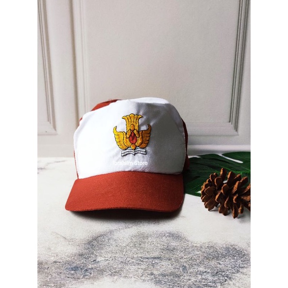 TOPI MERAH PUTIH TOPI SD TOPI SEKOLAH ANAK SD