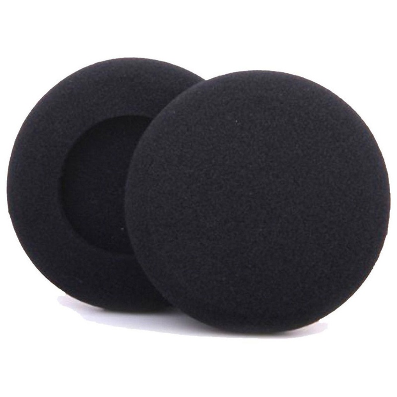 Btsg 10Pcs / set Bantalan Telinga Pengganti Bahan Memory Foam Lembut 50mm Untuk Headset