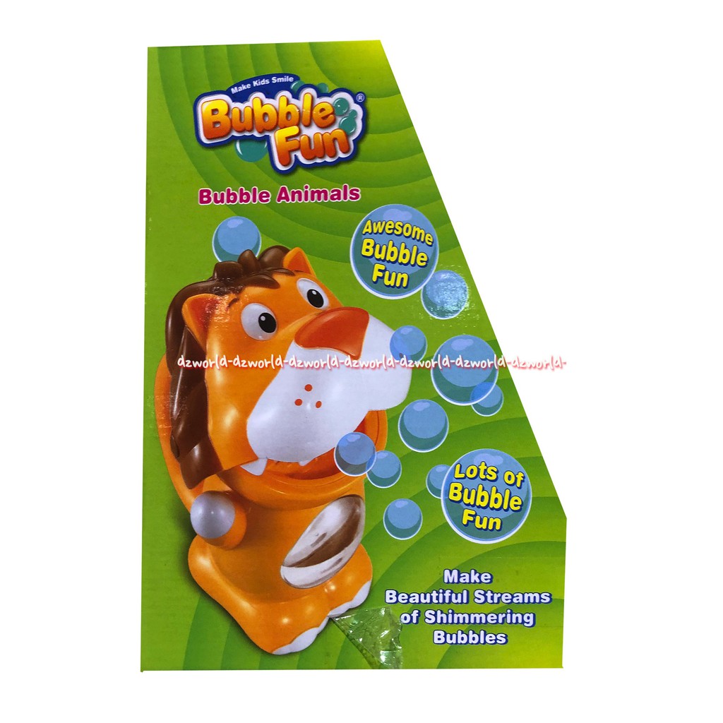 Bubble Fun Animals Mainan Gelembung Sabun Untuk Anak Anak Usia 3 Tahun Keatas