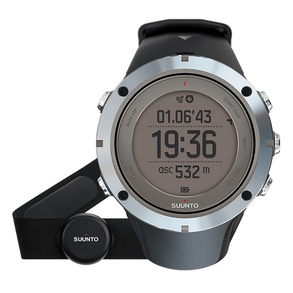 Jam Tangan Pria Suunto Ambit3 SS020673000 Peak Sapphire HR Rubber strap