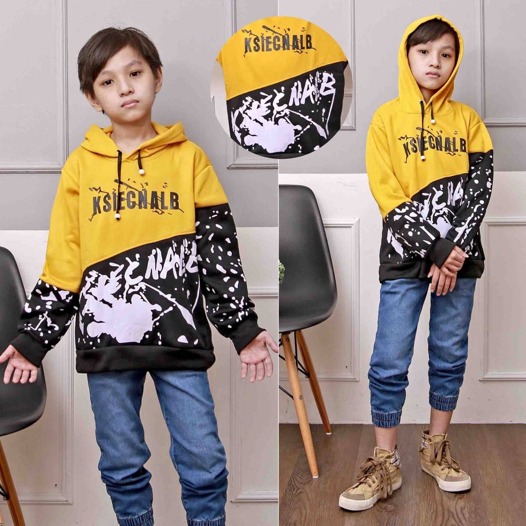 Asgard777 - SWITER HOODIE  KSIECNALB ANAK  / fashion anak terbaru / hoodie anak / sweater anak