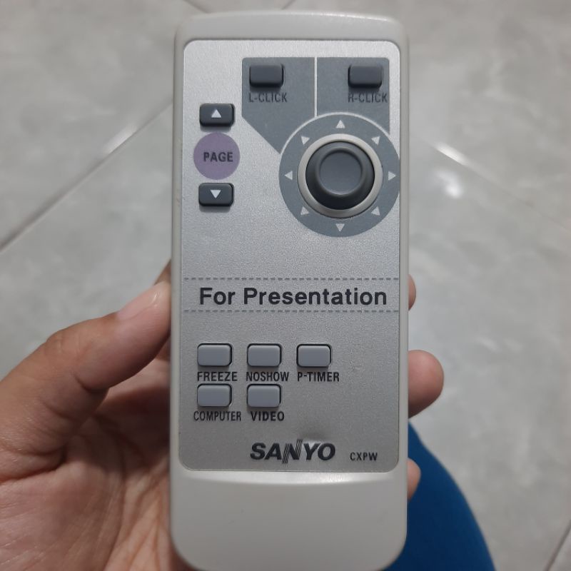 REMOTE REMOT PROYEKTOR PROJECTOR SANYO CXPW ORIGINAL ASLI