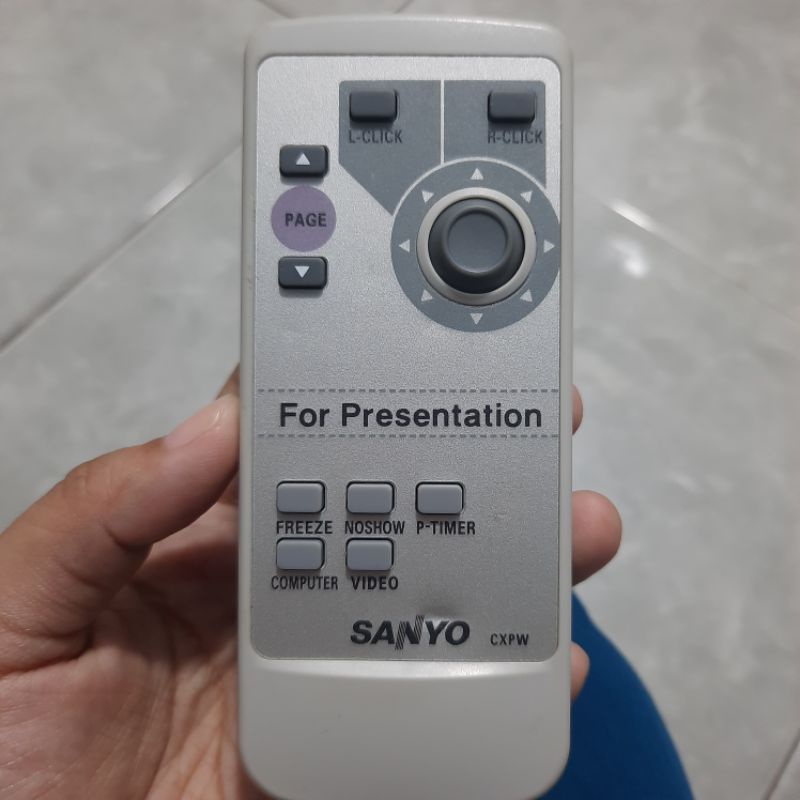 REMOTE REMOT PROYEKTOR PROJECTOR SANYO CXPW ORIGINAL ASLI