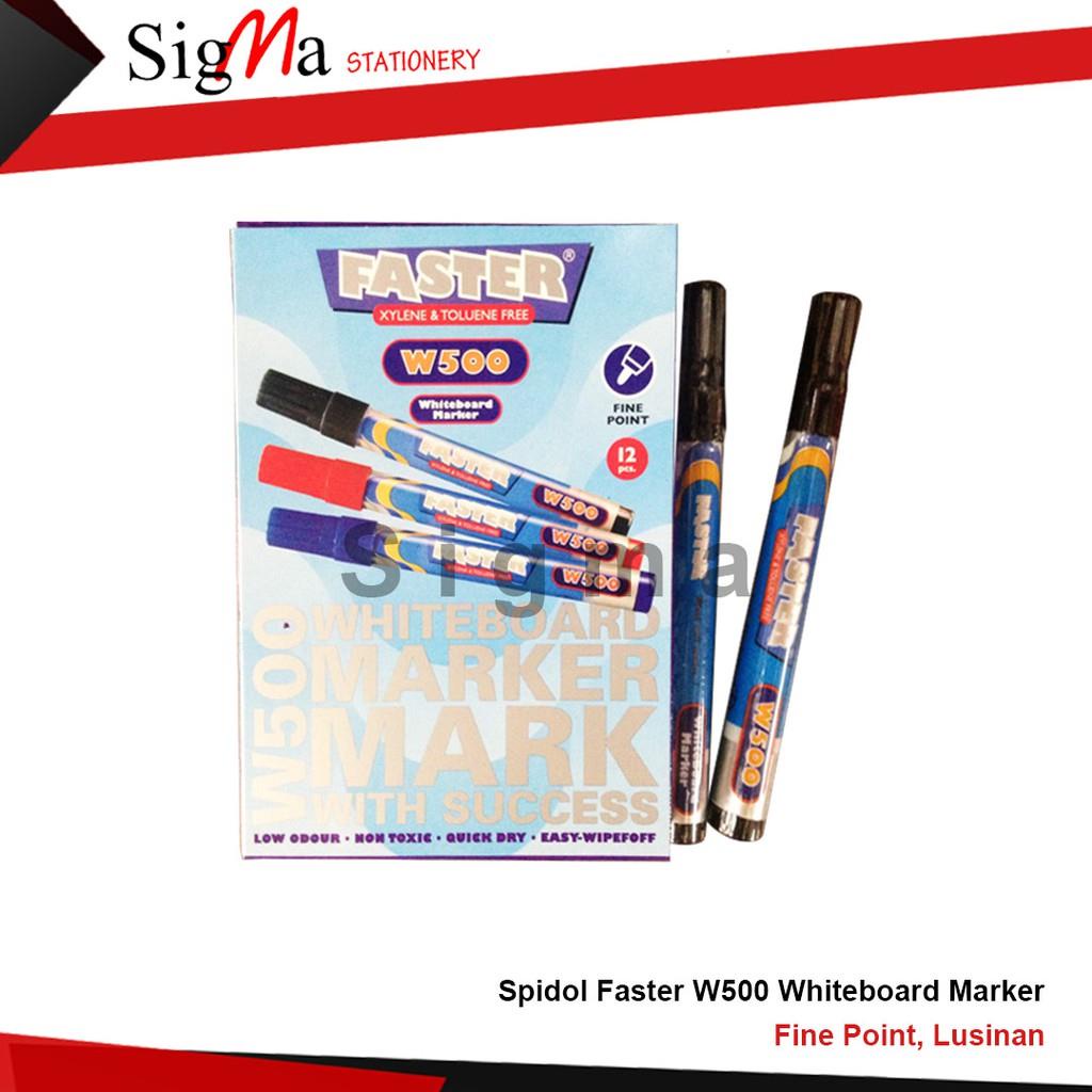 

Spidol Whiteboard FASTER W500 (Lusin)