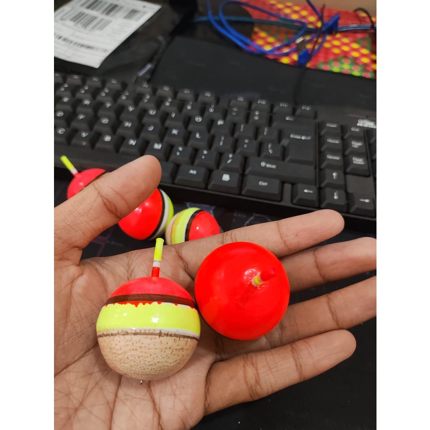 TERMURAH PELAMPUNG PANCING KAYU BULAT JUMBO BESAR