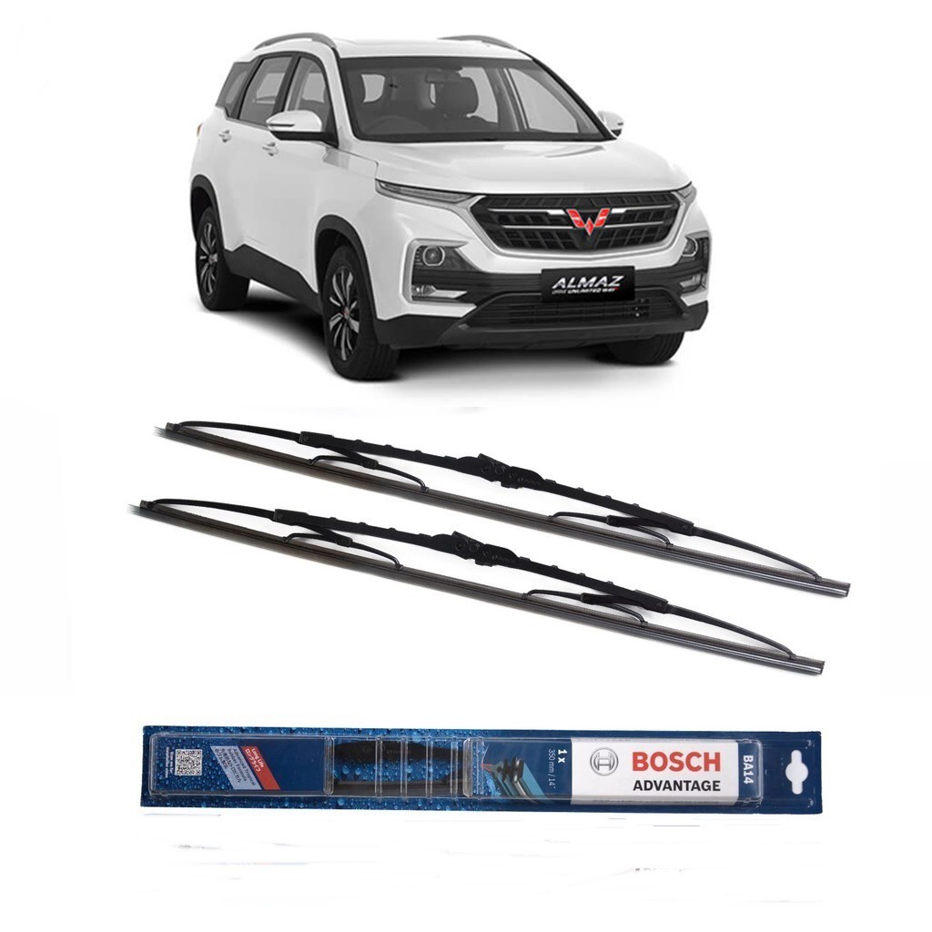 Bosch Wiper Wuling Almaz Frame Besi - 2 buah/Set 14-24