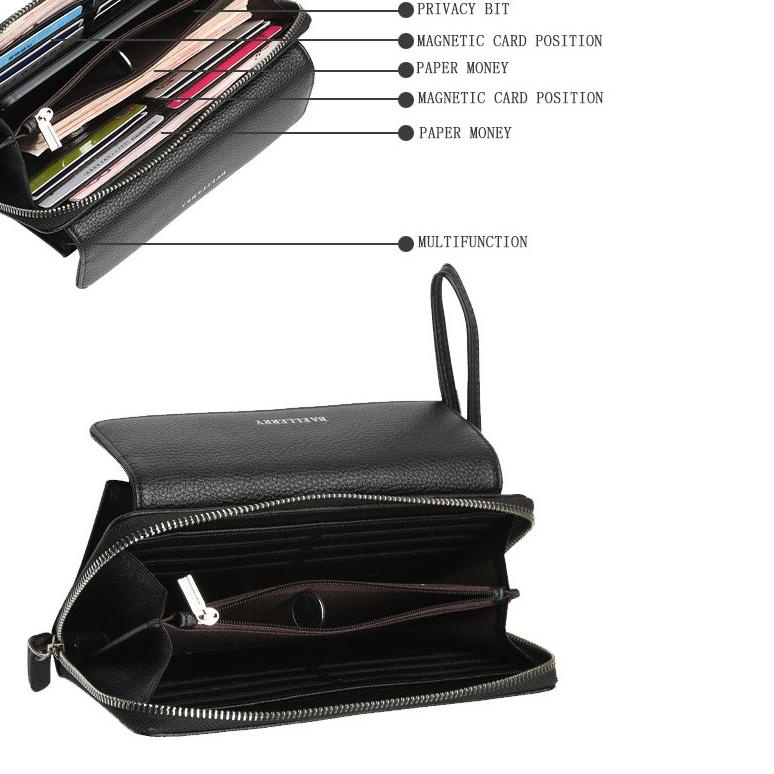 ✶ S5515 BAELLERRY ORIGINAL Dompet Panjang Pria Wanita ♪