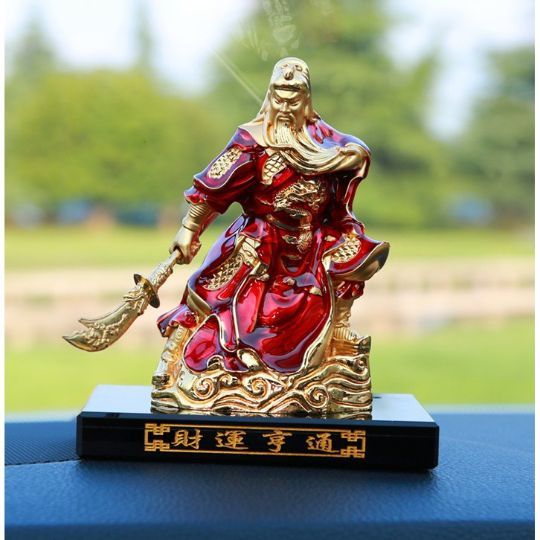 Mars_venus -  Patung Dewa Kwan Kong Warna Red Limited /Pajangan Tempat Parfum Mobil