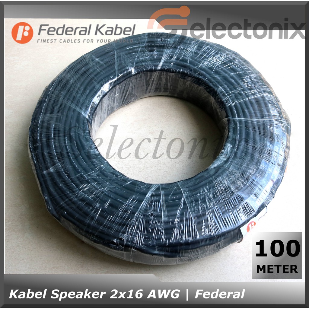 [100m] Kabel Speaker 2 x 16 AWG | Federal Cable