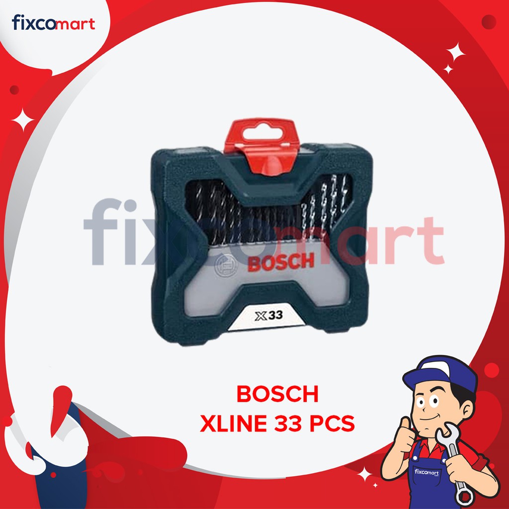 Bosch Mata Bor Set Xline 33 Pcs Mata Obeng X-Line