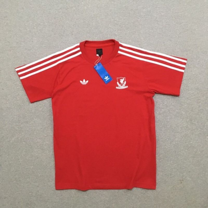 Kaos Retro Vintage 3 Stripes Liverpool