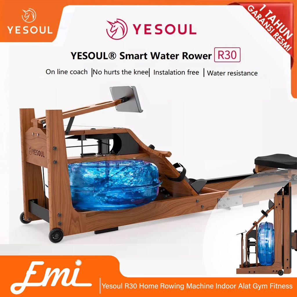 Yesoul R30 Home Rowing Machine Indoor Alat Gym Fitness Alat Olahraga