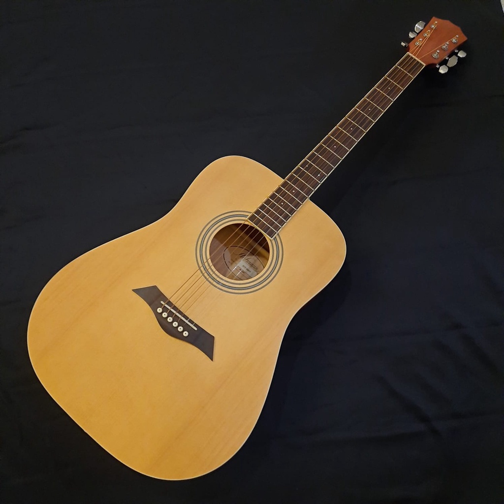 HOFMANN HF-100 DREADNOUGHT Natural W/B ACOUSTIC GUITAR