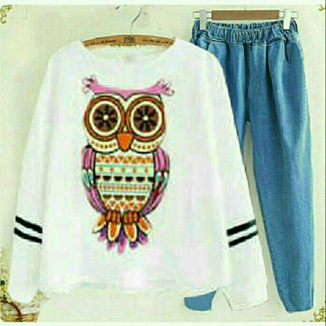 set owl babyteri white