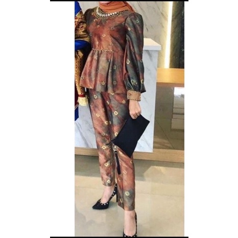 set celana jumputan asli palembang