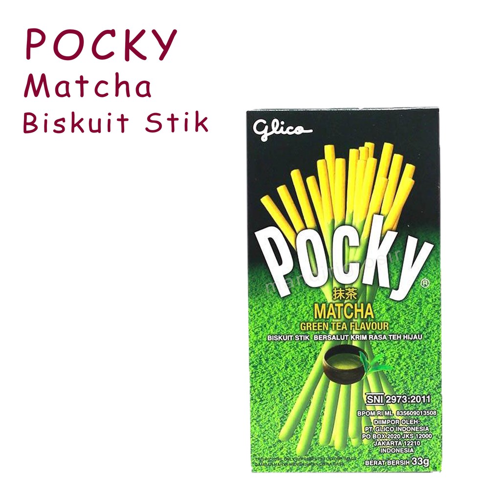 MATCHA GREEN TEA FLAVOUR *POCKY * BISKUIT KRIM RASA TEH HIJAU * 33g