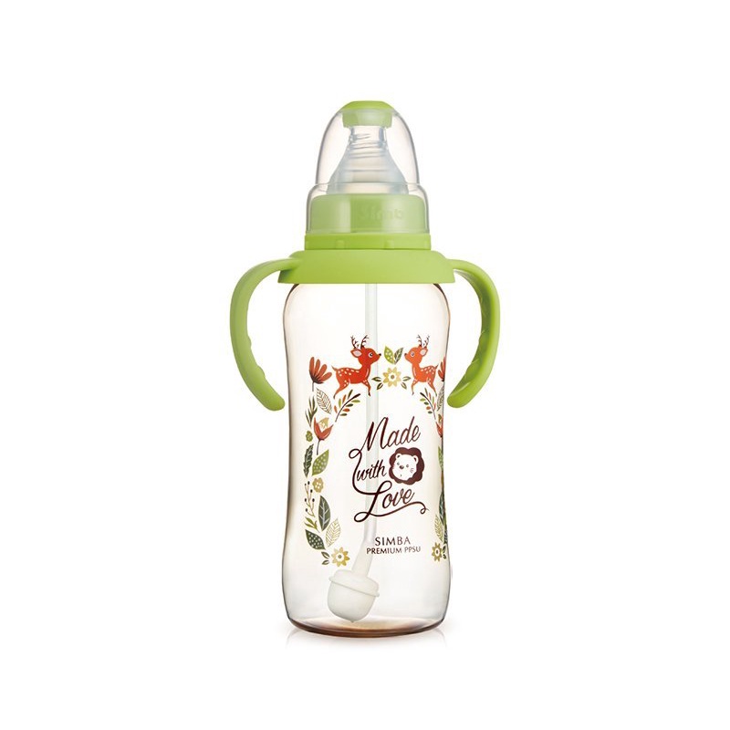 Simba Dorothy Wonderland PPSU Standard Neck Feeding Bottle With Handle Botol Susu 320ml