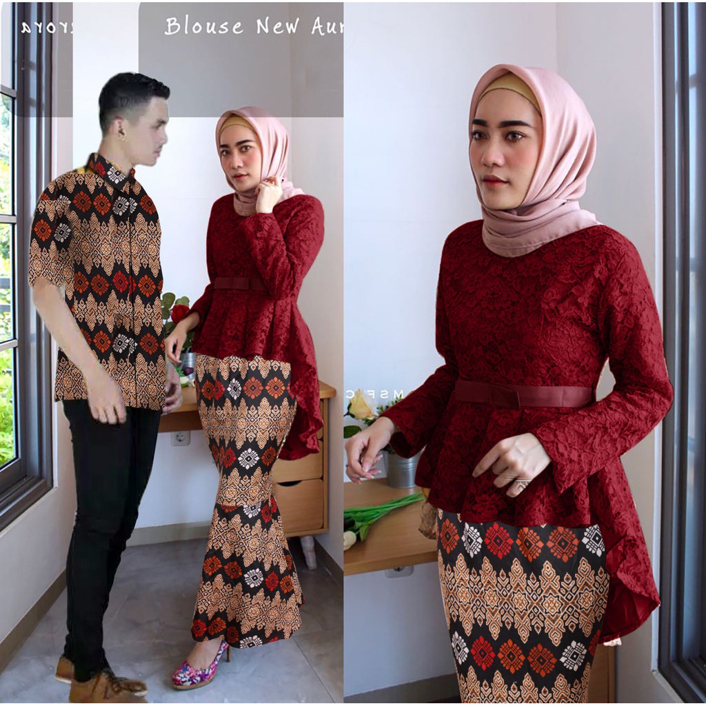 Couple Kebaya Batik Brukat AURORA