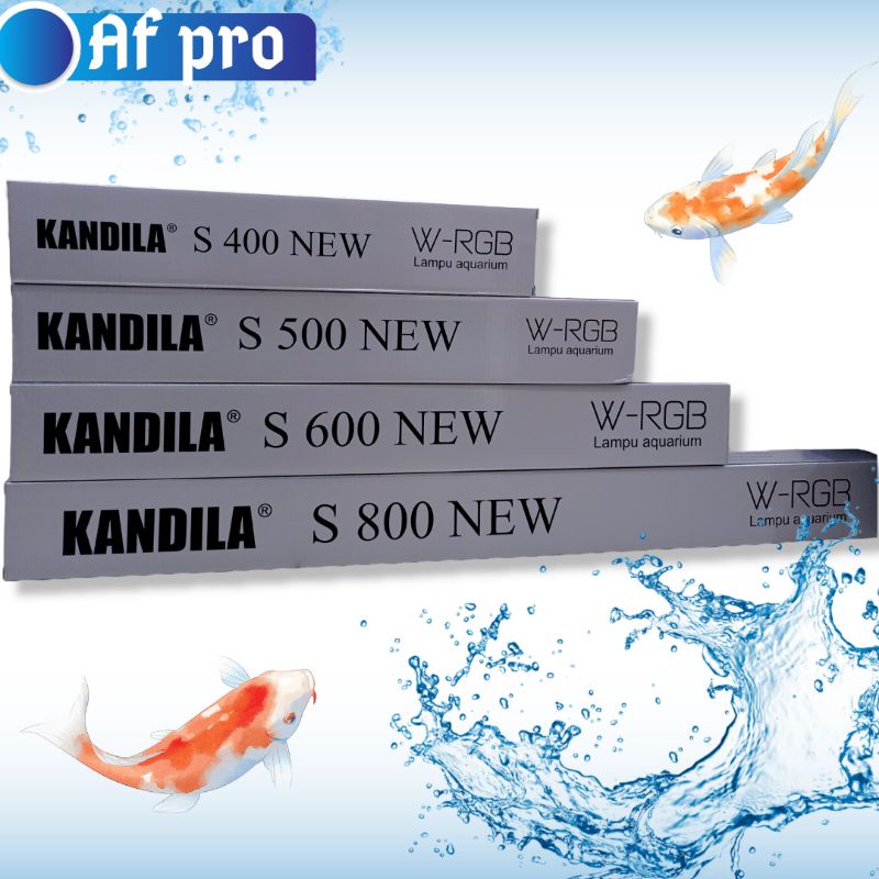 PROMO MURAH LAMPU LED AQUARIUM KANDILA S 400, 500, 600, 800 NEW WRGB