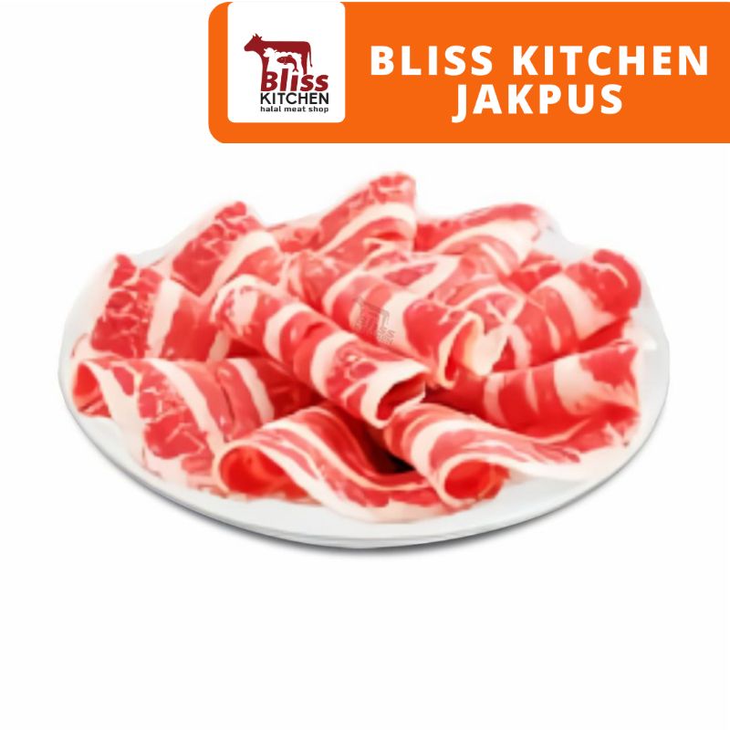 

Thin US Sliced Beef 1mm US Shortplate Shabu Beef Slice 250gr 1mm