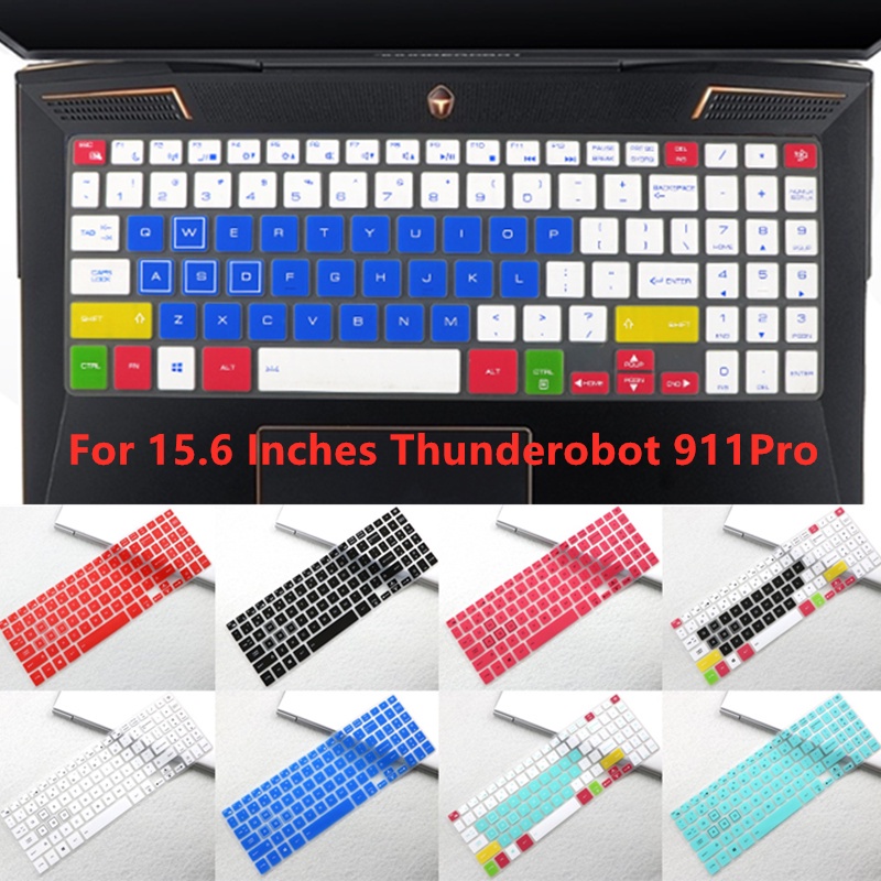 For 15.6 Inches Thunderobot 911Pro Soft Ultra-thin Silicone Laptop Keyboard Cover Protector