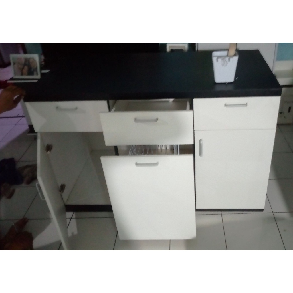 Meja Bar Kitchen Set Minimalis/ Kitchen Set Bawah Portable