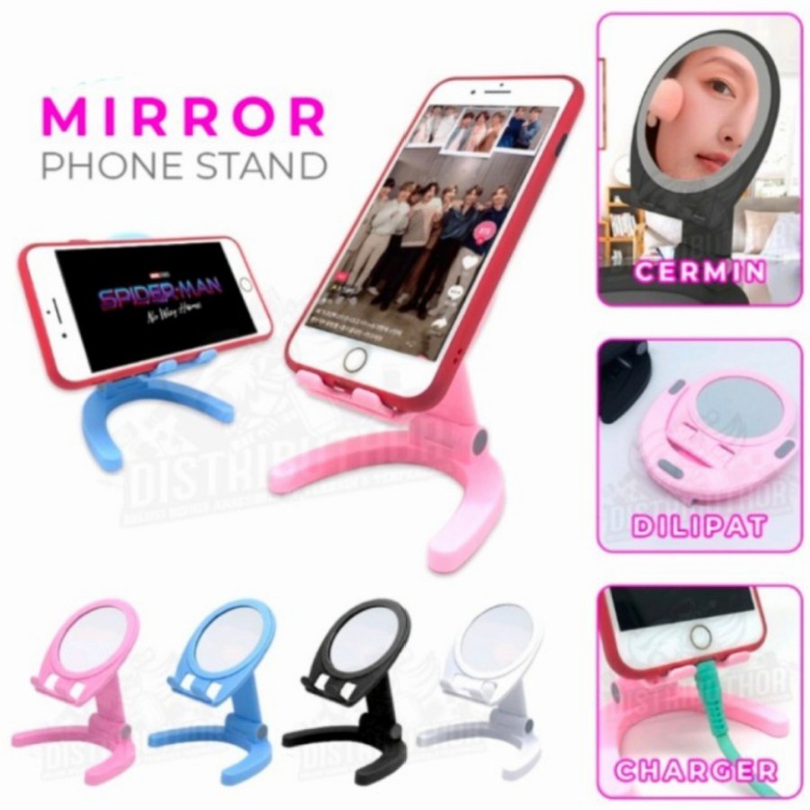 Phone Holder HD47 / HD-47 - Mirror Phone Stand