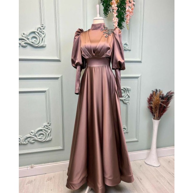 GAUN PESTA MEWAH/ WEDDING DRESS/ MAXMARA