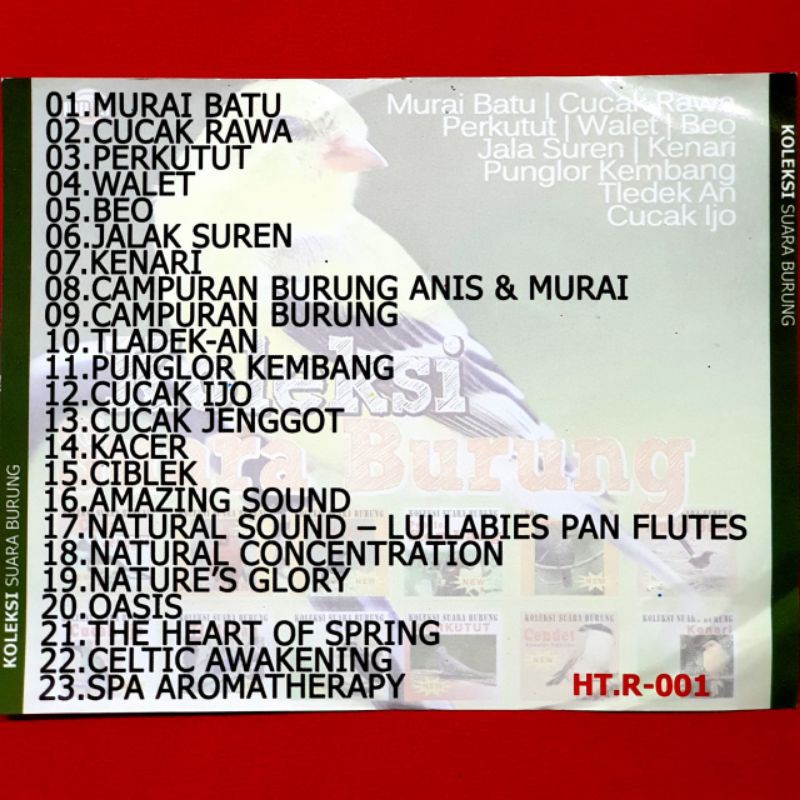Image of KASET MP3 AUDIO SUARA BURUNG MURAI BATU CUCAK ROWO BEO CUCAK IJO PERKUTUT #1