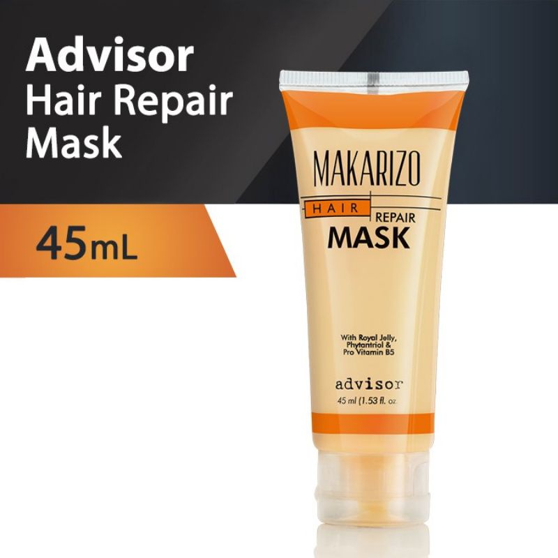 MAKARIZO Repair Hair Mask (BPOM) Sachet, Tube masker rambut rusak (Victoria)