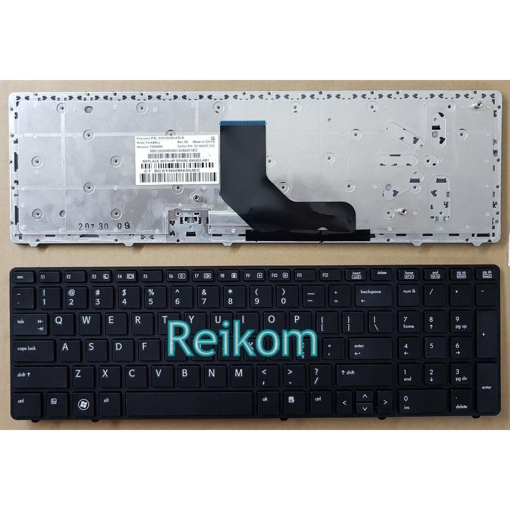 Keyboard Laptop HP Probook 6560b 6565b 6570b hitam