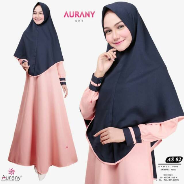 Gamis Aurany Set AS 02 Original
