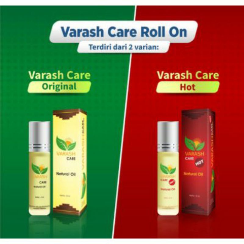 MINYAK VARASH CARE NATURAL - MINYAK VARASH CARE HOT NATURAL - ORIGINAL