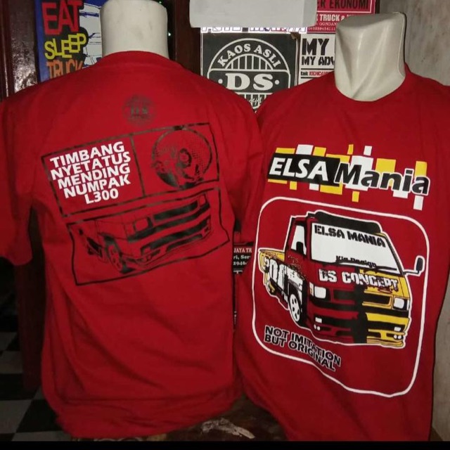 Kaos truk L300/ Elsa mania / truk pickup
