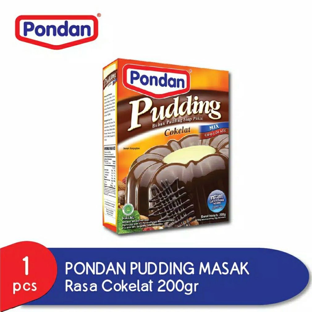 

Pondan Pudding Mix Chocolate 200 gr