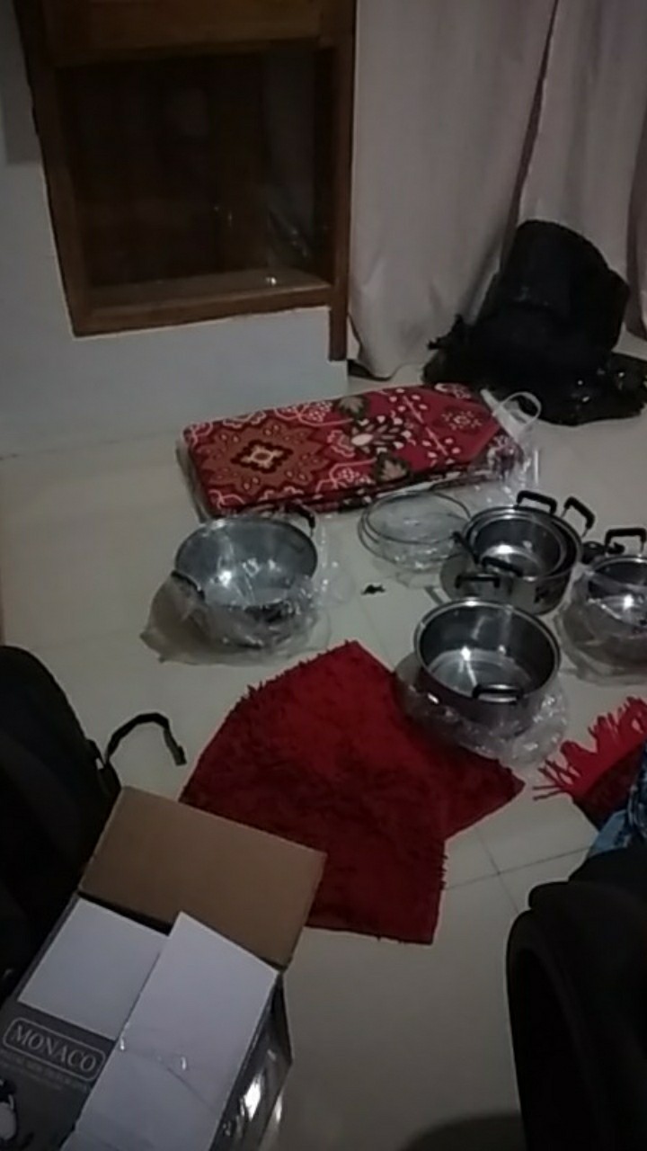 Panci Kuping Set + Tutup Kaca Set Isi 5 Pcs Uk 16,18,20,22,24 Ndo 555 Monaco