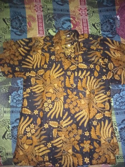 Kemeja Batik Pria Ppbtk07 Modern Lengan Panjang Casual Modis Trendy Masa Kini M L Xl Asli Pekalongan