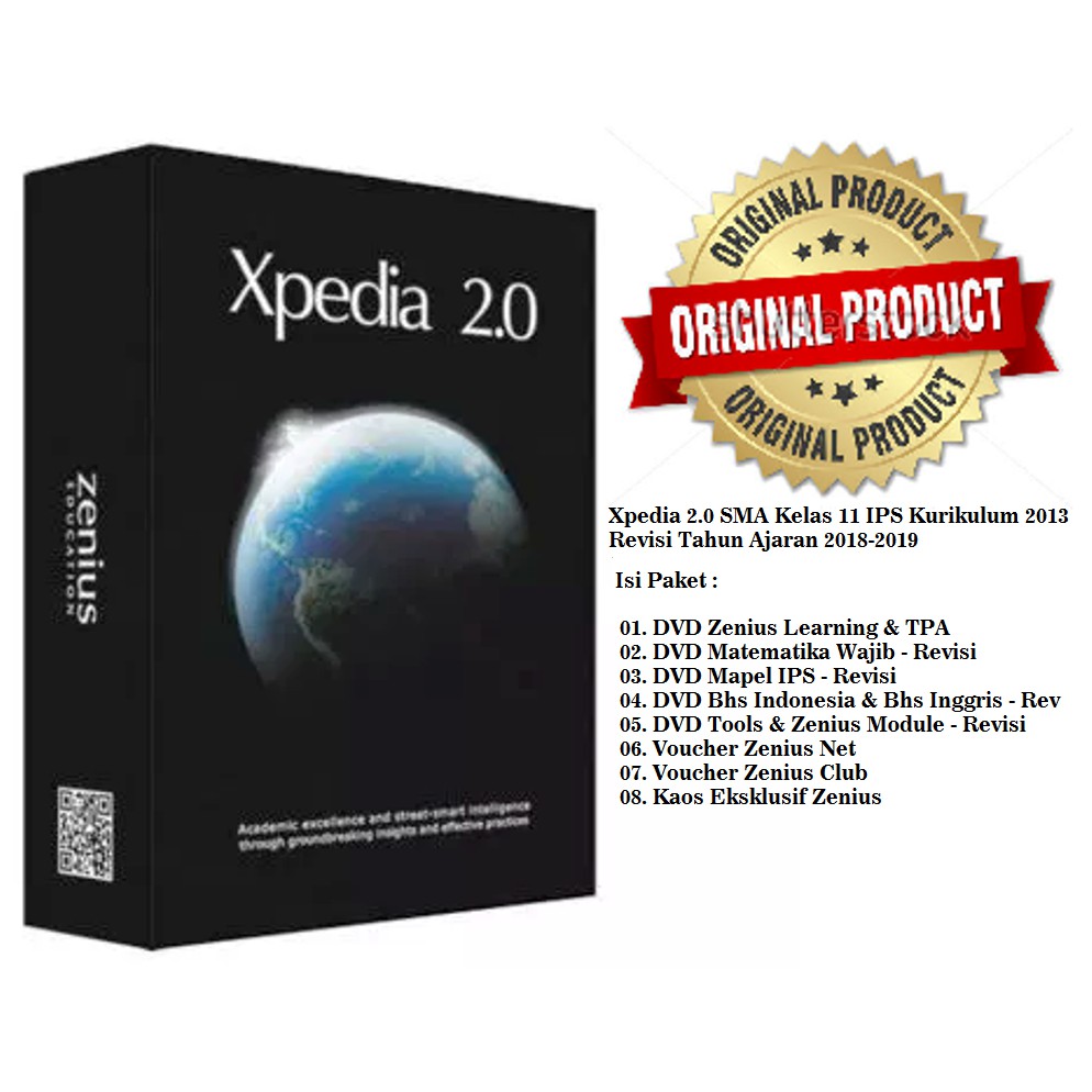 Xpedia Zenius Xpedia 2 0 Sma Kelas 11 Ips Kurikulum 2013 Revisi Tahun Ajaran 2018 2019 Shopee Indonesia