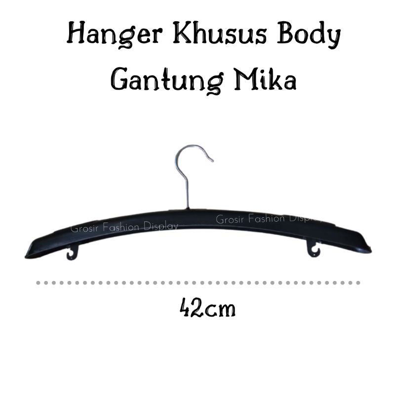 (1 PCS) Hanger 161 Body Gantung Mika/Gantungan Baju Plastik/Hanger Body Mika Murah-BH