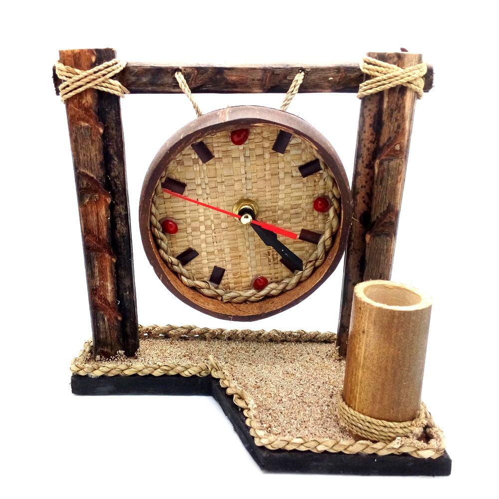 Jam Meja Unik Etnik Natural - JMU03-1